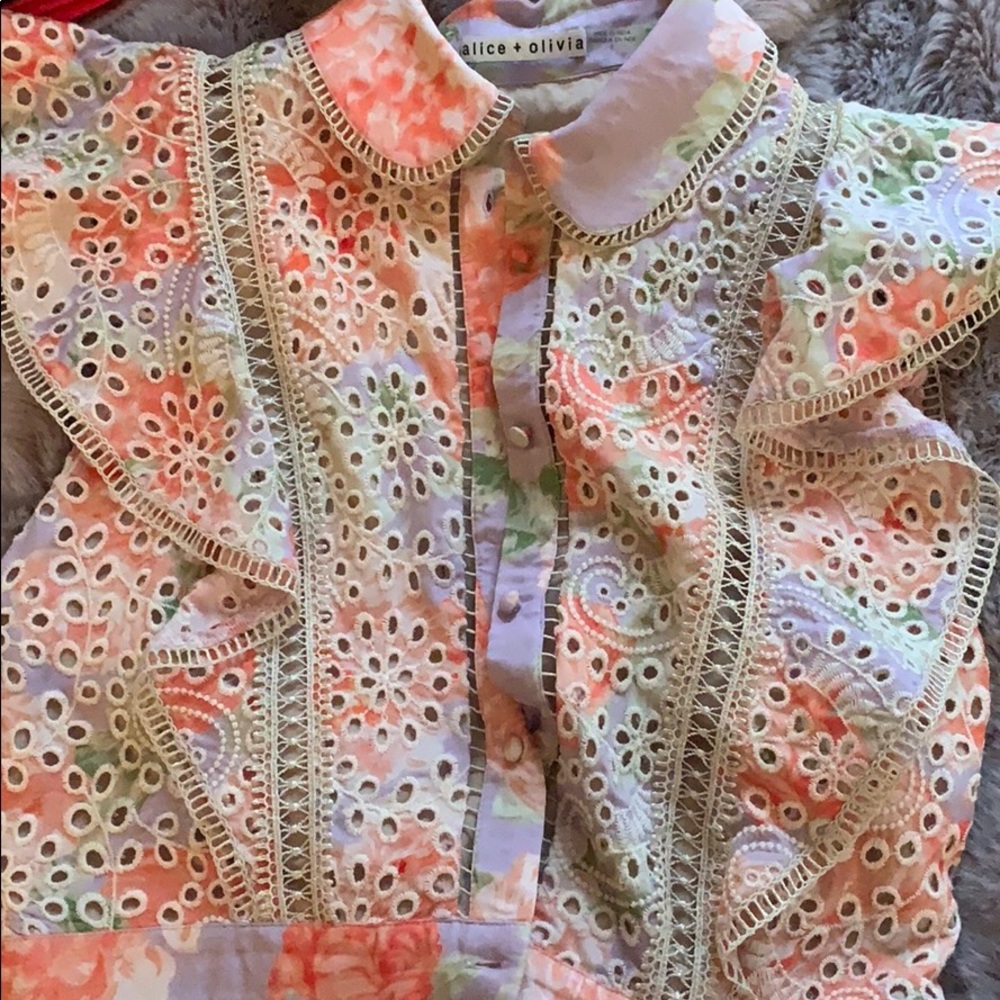 alice and olivia blouse